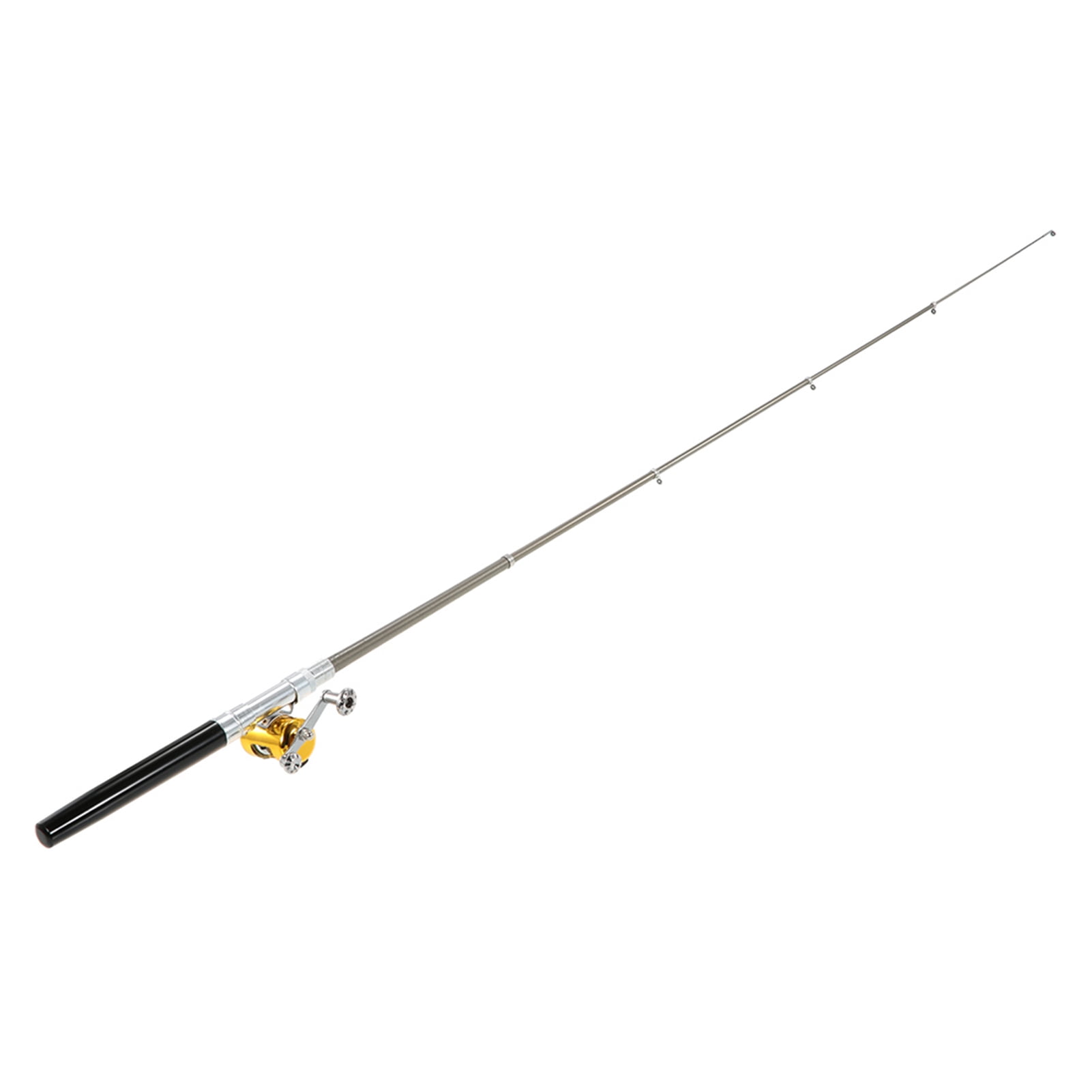 Fishing Rod and Reel Combo, Mini Portable Pocket Telescopic Pole, Surf Casting Rod, for Fishing Enthusiasts, Suitable for Boat, Dam, Ice Fishing