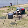 thumbnail image 4 of Trépied de Feu de Camp Portable Support Triangulaire Cadre de Feu de Camp, 4 of 9
