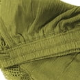 thumbnail image 5 of Timegard Plus Size Shorts for Women Ruffle Bottom Elastic Waisted Drawstring Lounge Shorts with Pockets, 5 of 5