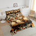 thumbnail image 4 of Erosebridal Ensembles de Couette Ornithorynque Vintage Format Simple, Couettes et Duvets Chics à Motif Floral, Réversible 2 Pcs, 4 of 7