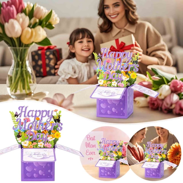 HOARBOEG Mother's Day Card - Heartfelt And Unique Greeting Card For Moms