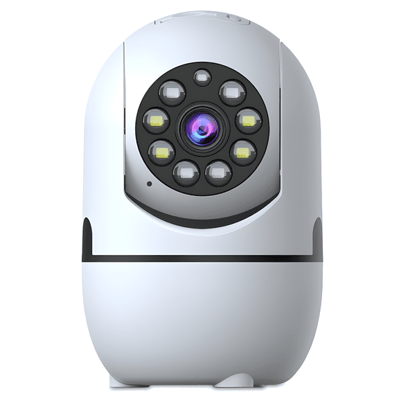 Dual Band WiFi Indoor PTZ Camera,355°Pan 110°Tilt,Night Vision&Two-way Audio for Baby Pet Home Monitor