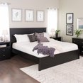 thumbnail image 2 of Prepac 63 in W x 16 in H x 83 in D Select 4-Post Platform Bed, 2 of 6