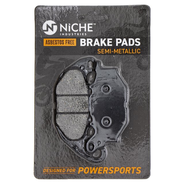 Niche Front Brake Pad Set for Yamaha YZF R3 Semi-Metallic Motorcycle 519-KPA2473D