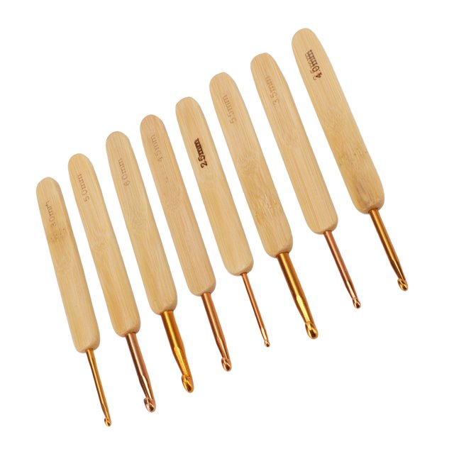 Crochet Hooks,8pcs Crochet Hooks Ergonomic Crochet Kit Knitting Needles Set Built for Professionals