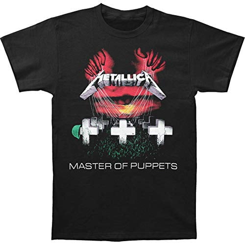 Metallica Men's Master of Puppets T-Shirt Large Black