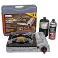 thumbnail image 1 of Réchaud Portatif à Double Carburant Seulement, Réchaud de Camping Portatif au Butane et au Propane, Réchaud de Camp 12 K BTU, Réchaud à Double Carburant au Butane et au Propane pour Urgence, Cuisine Extérieure, Randonnée, Sac à Dos par Grill Boss 90057, 1 of 4