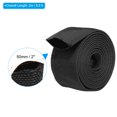 thumbnail image 2 of Unique Bargains 2' ID 6.5FT Nylon Protective Hose Sleeve, Cable Cover Sheath Protection, Black, 2 of 4