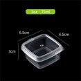 thumbnail image 2 of CUITING 50 Pcs Small Hinged Sauce Pots  1oz Small Plastic Pots with Lids  25ml Mini Takeaway Pots for Deli  Portion Controll  Sauce Cups  Condiments  Meal Prep, 2 of 7