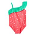 thumbnail image 1 of George Toddler Girls' Two Piece Ruffle Tankini Set, 1 of 2