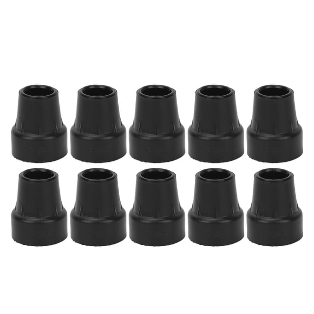 Crutch Tip, 19mm Inner Diameter Universal Walking Cane Tip For Outdoor Black,Orange