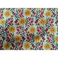 thumbnail image 4 of oneOone Cotton Cambric Fabric Leaves & Floral Block Printed Craft Fabric BTY 56 Inch Wide, 4 of 5