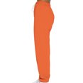 thumbnail image 4 of MAWCLOS Women Jogger Sets Long Sleeve Tracksuit Set Solid Color Two Piece Outfit Breathable Sports V Neck Sweatsuits Orange M, 4 of 5