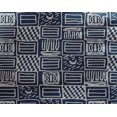 thumbnail image 4 of oneOone Georgette Viscose Dark Navy Blue2 Fabric Geometric African Sewing Craft Projects Fabric Prints By Yard 42 Inch Wide, 4 of 4
