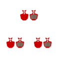 thumbnail image 3 of Baohd 1/2/3/5 10pair Lightweight Brake Pad For Wide Compatibility Durable Brake Pads JY-05B 3PCS, 3 of 6