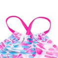 thumbnail image 3 of 2Pcs Kids Girl Tie Dye Bikini Set Fish Scale Ruffle Halter Swimsuit Toddler One Shoulder Bathing Suit Summer Outfits Set, 3 of 6