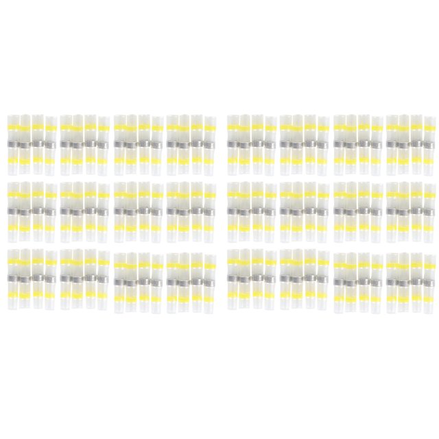 100PCS Heat Shrink Butt Connectors Waterproof Solder Seal Sleeve Electrical Terminals