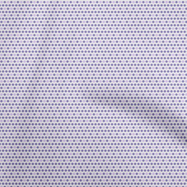 oneOone Rayon Violet Fabric Dot Sewing Material Print Fabric By The Yard 56 Inch Wide