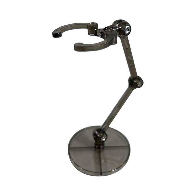 Bunblic Base d'Action de Passe-Temps, Support de Modèle Bricolage, Support d'Exposition de Figurine d'Action Flexible et Robuste à Angle Ajustable pour Poupée Anime de 6 Pieds', Noir Transparent