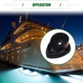 thumbnail image 3 of Unique Bargains Universal Interior Boat Navigation Lights, LED Marine Boat Lights for Pontoon Boat Small Boat, Metal ABS, Red Green Black Shell, 1 Set, 3 of 7