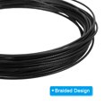 thumbnail image 3 of Unique Bargains 65.6 Feet Picture Hanging Wire, Coated Cable 304 Stainless Steel Rope Black 0.08' Dia., 3 of 6