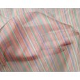 thumbnail image 3 of oneOone Soie Tissu Tabby Multicolore Tissu Imprimé à Rayures par Yard 42 Pouces de Large, 3 of 3