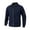 Navy, variant on Cameland Men's Winter Overcoat Long Sleeve Zipper Stand Collar Solid Casual Outwear Baggy Outdoor Warm Coat