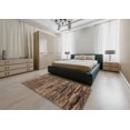 thumbnail image 4 of Ahgly Company Tapis d'Intérieur Ronds Abstraits pour Boulangers Bruns, Tapis de Zone Abstraits, 6 Pieds Rond, 4 of 6