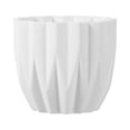 thumbnail image 2 of RuiJiao Clearance Round Planter Pot Vintage-Style White Flower Pots Indoor Textured Cylindrical Succulent Containers, 2 of 5
