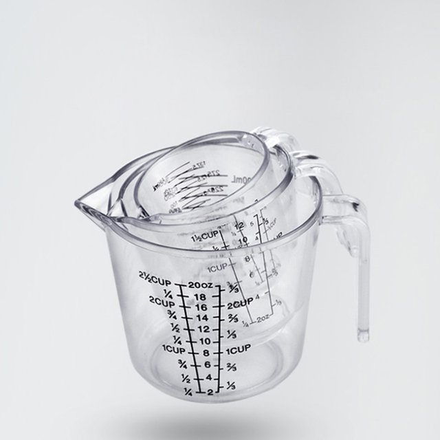 Greenadscape Clear Measuring Cup 300ml Acrylic Pouring Design 1Pcs