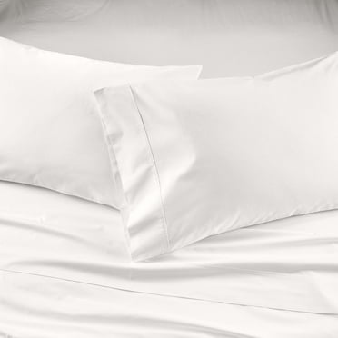 Better Homes & Gardens 300 Thread Count Cool & Crisp 4-Piece Cotton Percale Sheet Set