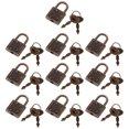 thumbnail image 3 of MasteelfCA 10 Pcs Mini Cadenas Multifonctions Serrures Suspendues pour Bagage Serrures Rétro pour Valise, 3 of 8