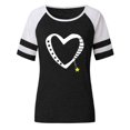 thumbnail image 3 of Fridja T-shirt à Manches Courtes à Manches Courtes à Imprimé Rayé Womens, 3 of 7