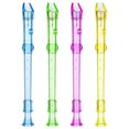 thumbnail image 2 of 4 Pcs Mini Clarinette 6 Trous Flûte Transparente Enfants Débutants Instruments à Vent (Couleur Aléatoire), 2 of 8