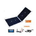 thumbnail image 2 of 50W Solar Charger Folding Bag Portable Photovoltaic Module Mobile Phone Solar Fast Charging Outdoor Power Supply Charging , Splash and Dust Resistance, 2 of 7