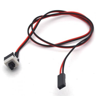 Motherboard Jumper Switch Jumper Switch, Computer Chassis Power Button PC Restarting, For ATX Chassis