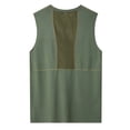thumbnail image 4 of JDQJBZ Débardeurs pour Hommes Été Couleur Unie Col Rond Sans Manches Hauts Extensibles, 4 of 4