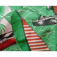 thumbnail image 5 of oneOone Silk Tabby Green Fabric Nautical Sewing Material Print Fabric By The Yard 42 Inch Wide, 5 of 5