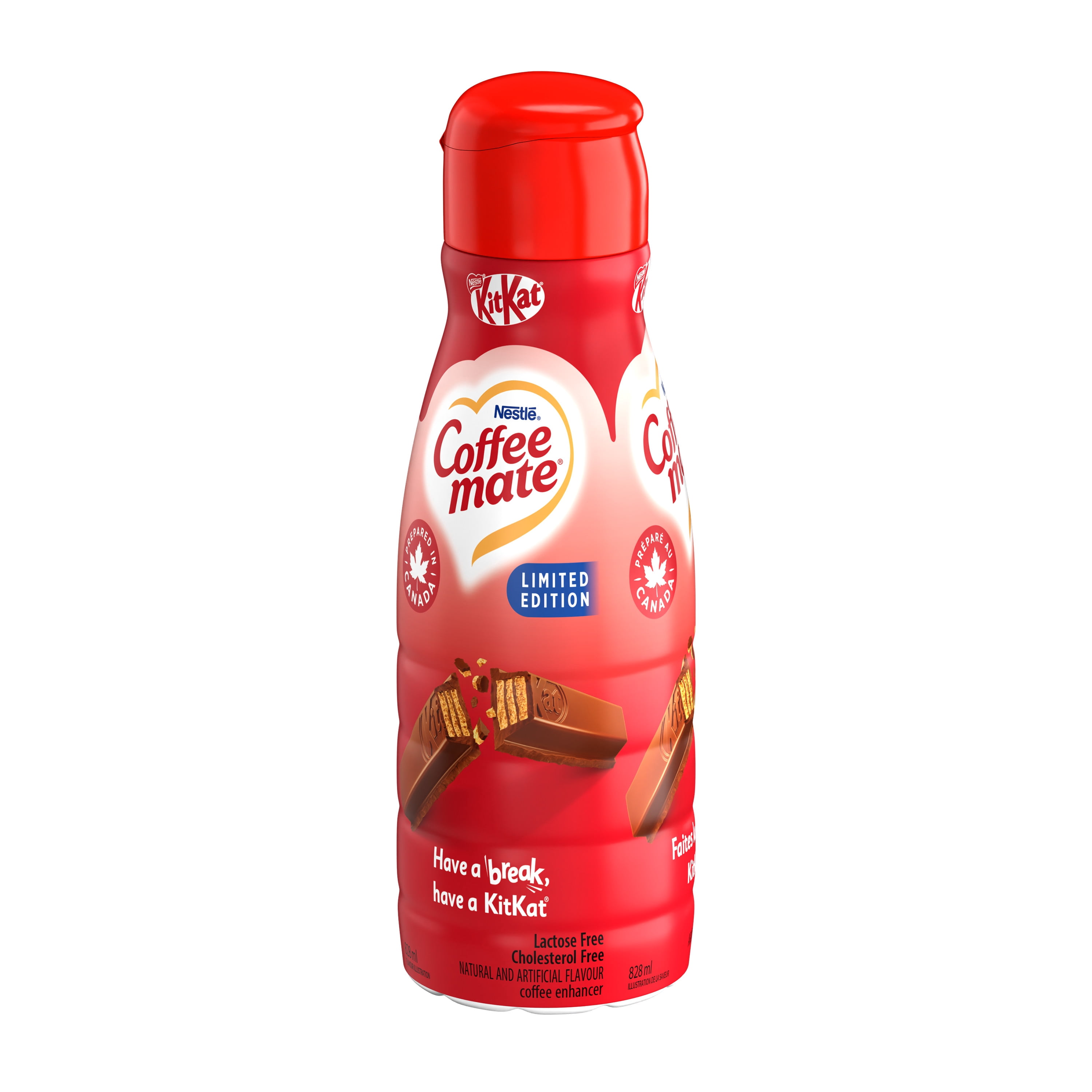 COFFEE-MATE Limited Edition KITKAT Liquid Coffee Enhancer, Lactose-free, Cholesterol-free