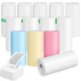 thumbnail image 1 of SHISUYAN 13 Rolls Thermal Paper Colorful Printer Paper Adhesive Thermal Paper Pocket Printer Plain Printing Paper Sticky Printer Paper, 1 of 8
