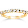 thumbnail image 1 of 1/2ct Round Diamond Prong Wedding Ring 14k Yellow Gold, 1 of 1