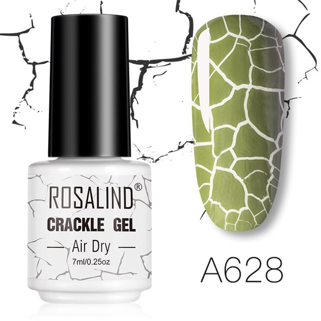 RKSTN Gel Vernis à Ongles Vernis à Ongles ROSALIND Colle Craquelée Colle Éclat Ensemble Vernis à Ongles Colle Craquelée 7 ml Vernis à Ongles Séchage Rapide