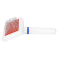 thumbnail image 3 of Pet Brush, Plastic+Stainless Comfortable Design Cleaning Slicker Brush Portable Tangles Removal Comb  for Small Pets for Tidying for Medium Pets for Fluffing, 3 of 8