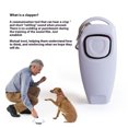 thumbnail image 3 of TIELUTT Whistle Clicker 2 in 1 Dog Training Device Dog Stop Barking Dog Devices Automatic Cat Clicker Training Set Dog Whistle Stop Cats from Jumping on Counter Stop Dog Barking Device Outdoor Long Ra, 3 of 5