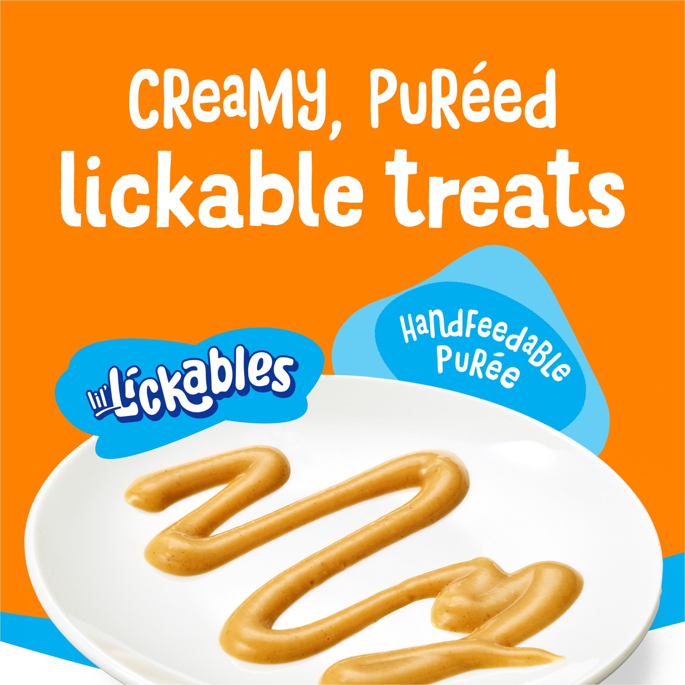 Purina Friskies Lil' Lickables Thon Et Poulet Emballage Assorti, Gâteries pour chats, 14 g x 10