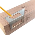 thumbnail image 2 of Woodworking Ruler T Multifunction Aluminum Scriber 45/90 Ruler Angle Tools & Home Improvement, 2 of 6