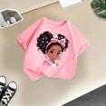 thumbnail image 5 of PMVFHDE Hauts d'Été pour Filles Hauts pour Fille Hauts d'Été pour Fille T-Shirts d'Été Tendance pour Fille T-Shirts Graphiques pour Filles T-Shirts Graphiques pour Enfant T-Shirt Graphique à Col Rond à Manches Courtes pour Fille T-Shirt d'Été Rose, 7-8 Ans, 5 of 5