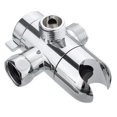 thumbnail image 1 of 3-Way Shower Diverter Valve Mount G12 Handheld Shower Arm Diverter Splitter Polished Chrome Bathroom Shower System Replacement Part Attachment, 1 of 6