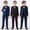 Z1-Navy-kids blazer suit, variant on MKOSPLRT Boys Suits Formal Tuxedo Suits for Flower Boy Wedding Party Outfits Kids Suit Dress Jacket Shirt Vest Pants Tie Set