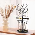 thumbnail image 4 of Amzcrzy Iron Jewelry Organizer Butterflies Type Clouds Type Heart Type Jewelry Display Rack Hanging Vertical Earring Rack Bracelet Necklace Storage Racks Jewelry Organizer Jewelry Box, 4 of 6
